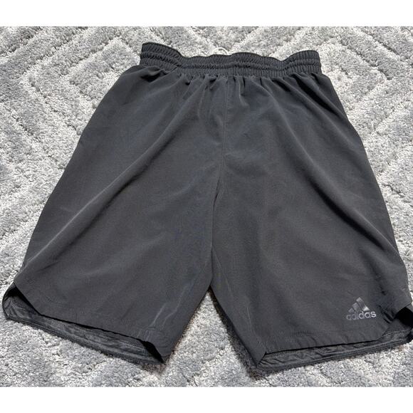Adidas Gym Shorts ClimaLite Black Athletic Performance W/Pockets Mens Sz Small - Picture 1 of 7